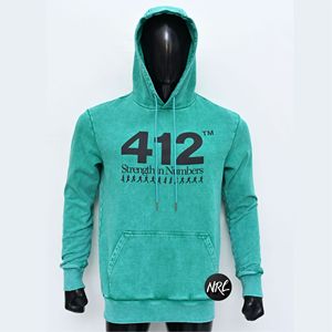 Acis Wash Streetwear Heavyweight Fleece Hoodie Hombres Oversized Acid Washed Hoodie Custom Bordado logo Transpirable - Product Image 6