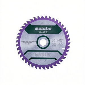 Lame de scie circulaire classique D160x2.2/1.4x20mm alésage Z.42 FZ/TZ 5 degrés pour découpe multi-matériaux – Catégorie de produit : Lame de scie - Product Image 2