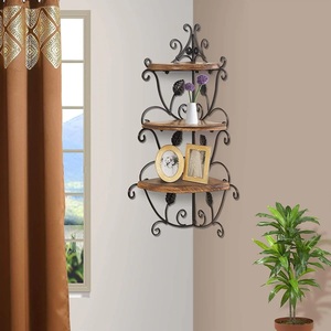 Wall New Design <b>Rack</b> Hanging Book Shelf Home Decor Wood Living Room Furniture Traditional Panel Floating Shelf Three-Layer - Product Image 4