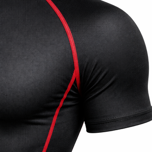 Camiseta de Compresión para Hombre, Secado Rápido, Ropa Deportiva para Gimnasio, Ajuste Ceñido, Manga Corta, para Entrenamiento y Running - Product Image 5