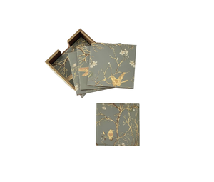 Tendance en gros Logo personnalisé fait à la main en résine époxy et sous-verre en bois pour la décoration intérieure sous-verres en noyer durables Logo personnalisé - Product Image 1