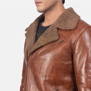 Low MOQ High Quality <b>Jacket</b> <b>Leather</b> 100% <b>Genuine</b> <b>Leather</b> <b>Jacket</b> Custom Fashion Men <b>Leather</b> <b>Jackets</b> - Product Image 6