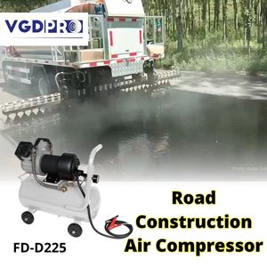 48V High Efficiency Weatherproof Long Duty Cycle DC Oil Free Twin Piston Mobile <b>Mini</b> Air <b>Compressor</b> Pump with 50 Liter tank - Product Image 4