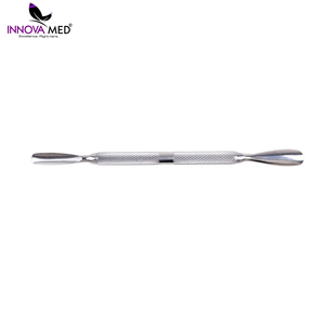 Pousse-cuticules, outil de manucure et pédicure, outil de soin des ongles en acier inoxydable, instrument professionnel de soin des ongles pour salon, par Innovamed - Product Image 4