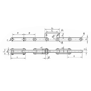 Tariff-free 1773a-2001 CONVEYOR Block <b>Chain</b> for Engineering <b>Industry</b> Made in Vietnam - Product Image 1
