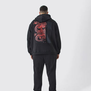 Custom Quality Hoodies 380g Heavyweight High Print <b>Thermal</b> <b>Hoodie</b> Unisex Plus Size Men's Hoodies Sweatshirt With Pockets - Product Image 4