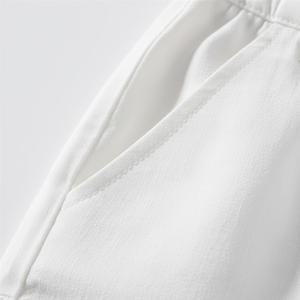 Pantalones cortos lisos de algodón para mujer, informales, suaves y cómodos, ropa de verano, pantalones cortos de moda de cintura alta para uso diario y en el gimnasio - Product Image 6