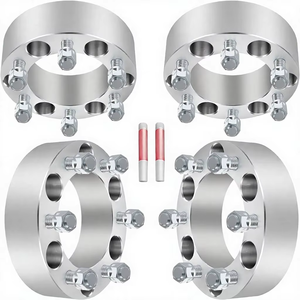 Vypart 4 adaptadores de rueda de 2 pulgadas, espaciadores de aleación de aluminio de 2 pulgadas con rosca 6x5.5 14x1.5 6x139.7 para vehículos de 6 birlos, para reacondicionamiento/actualización - Product Image 1