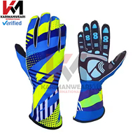 Guantes de Carreras de Karts Personalizados de Primera Calidad, Guantes de Conducción para Exteriores de Venta Caliente para Karting, Deportes de Motor, Duraderos y Transpirables