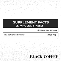 Complément alimentaire Nutricore de qualité supérieure, best-seller, café noir en gélules pour adultes, à prix compétitif