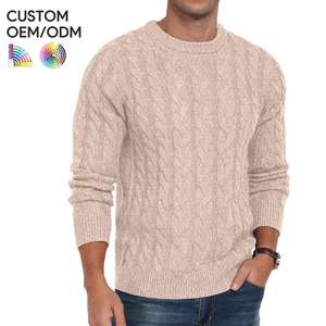 Suéter Personalizado OEM ODM para Hombre, Transpirable, Antiarrugas, de Secado Rápido, Cuello Redondo, Diseño Jacquard, Tejido Reciclado - Product Image 1