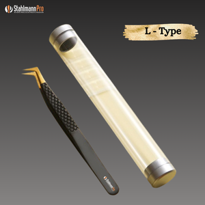 Pinzas para Pestañas Stahlmann Pro Profesionales con Logotipo Personalizado, Agarre de Diamante, Acero Inoxidable, Lisas y Dentadas, Duraderas, para Precisión - Product Image 3