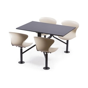 Quality Guaranteed Customized Manufacture Commercial Furniture Frosolone Monoblock <b>Table</b> For Sale - Product Image 1
