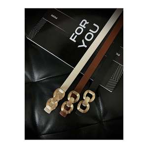 Ceinture pour femme à double boucle, 3 pièces, pour pantalon, veste, chemise, robe - MIXTE - Product Image 4