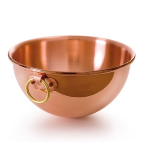 Bols de service en cuivre martelé de haute qualité, style américain, couleur et taille personnalisées, écologiques, polis, cadeaux d'affaires - Product Image 4