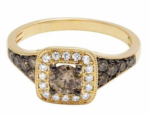 Joyería única de moda Plata de ley clásica con anillo de diamante redondo de moissanita para regalo de mujer hermosa - Product Image 4