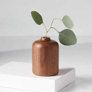 Village Pot de fleurs en bois souhaitant bien jardinière arrière-cour jardin décor créatif jardinières en bois écorce de sapin Pots de fleurs jardin - Product Image 6