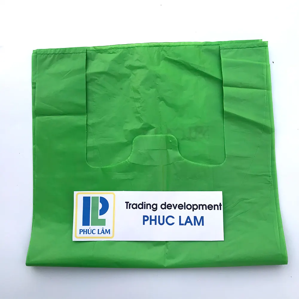 Vietnam'da yapılan plastik t plastik poşetler alışveriş için tişört çanta torba iş ev ambalaj ürünleri koleksiyonu
