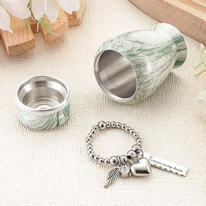 Mosaico de tamaño adulto grande hecho a mano, urna de cremación de vidrio de aluminio, azulejos individuales, entierro aplicado, suministro único para funerales - Product Image 5