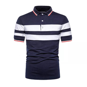 Camisetas Polo de algodón 100% bordadas personalizadas de alta calidad camisetas de golf transpirables de talla grande para hombres - Product Image 3