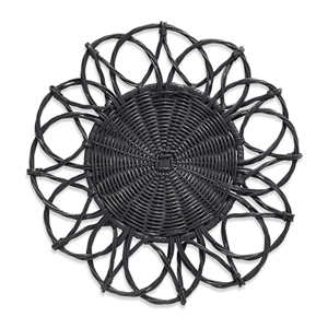 Napperon en rotin tissé à la main en forme de fleur tapis de Table en rotin Boho tapis en rotin en osier pour Table à manger décor de mariage fournisseur du Vietnam - Product Image 2