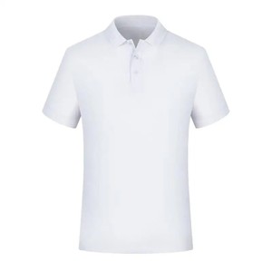 เสื้อโปโลผ้าแคนวาสสีล้วนสำหรับผู้ชาย - Product Image 5