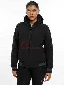 Vente en gros de veste d'équitation pour femme ultra légère tissu extensible respirant régulation thermique coupe élégante entraînement équestre - Product Image 4
