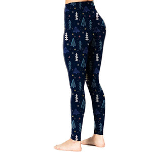 Venta al por mayor 2025 transpirable cintura elástica entrenamiento sin costuras gimnasio yoga leggings para mujeres con personalización - Product Image 2