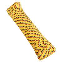 Cuerda trenzada de nailon y poliéster de alta tenacidad, Material PE de calidad, cuerdas de embalaje para acampar al aire libre en tamaños 6mm 8mm 10mm 12mm 14mm