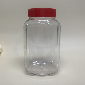 Tarros de plástico PET de 800ml de gran tamaño con logotipo personalizado de alta calidad con tapas para alimentos, fabricante de aperitivos de Vietnam - Product Image 1