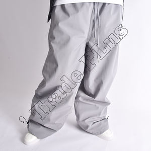 Nuevos pantalones de Snowboard de esquí para hombres y mujeres, informales, sólidos, cintura elástica, holgados, de pierna ancha, a prueba de viento, ropa de calle estampada, ajuste holgado - Product Image 4