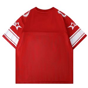 Camiseta de Entrenamiento Sublimada con Cuello en V, Altamente Recomendada, Nombre y Número del Equipo Personalizados, Ropa de Fútbol Retro de Malla de Poliéster - Product Image 2