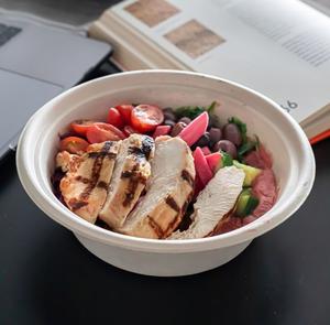 Bol rond en bagasse de 12 oz, jetable, biodégradable, pour la vente en gros aux restaurants - Product Image 3