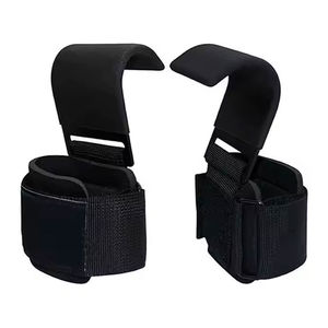 Ganchos de elevación con diseño de acero, Material de alta resistencia para entrenamiento de potencia, ganchos antideslizantes completos para hombres, muñeca de Fitness - Product Image 1