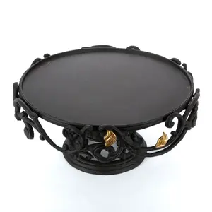 Exhibidor de Pasteles Decorativo de Hierro Estilo Indio con Cúpula para Hogar, Restaurante, Bodas y Celebraciones, Disponible al Mejor Precio al por Mayor - Product Image 3