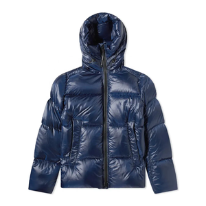 Veste matelassée pour homme avec logo personnalisé OEM, garde au chaud, hiver, coton, polyester, grande taille, extérieur, épaisse, solide - Product Image 4