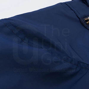 La última chaqueta de bombardero de estilo callejero para hombre, chaqueta de invierno de alta calidad con cuello levantado y logotipo frontal, servicio OEM, diseño de moda - Product Image 3