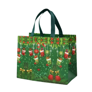 Sacs-cadeaux de Noël non tissés réutilisables et personnalisables recyclables et écologiques du Vietnam - Product Image 4