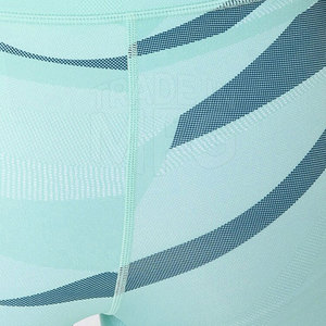 Precio de fábrica, mallas deportivas con estampado personalizado para mujer, cintura elástica, patrón sólido, mallas de cintura media para mujer, logotipo personalizado - Product Image 6