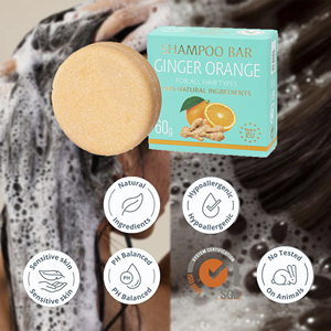 Barra de Champú Sólido que Limpia Suavemente el Cuero Cabelludo, Vegano, Orgánico, al por Mayor, Marca Privada, OEM, ODM, Cuidado Capilar Ecológico, Hecho en la UE, Ingredientes Naturales - Product Image 4