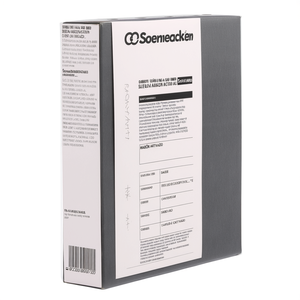 Soennecken 80mm DIN <b>A4</b> Binder Cardboard File <b>Folder</b> with Outer Paper and Inner Gray Paper Lamination - Product Image 3