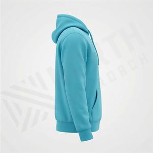 Nouveau 2025 – Sweat à capuche surdimensionné en tricot uni pour homme, manches longues, style streetwear, col à capuche, couleur personnalisable, vierge, vente en gros - Product Image 3