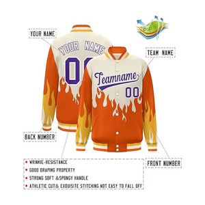 Chaqueta de equipo de béisbol Varsity personalizable de alta calidad para hombre, chaquetas largas de béisbol de tela de invierno, deportes de entrada de buena calidad - Product Image 2