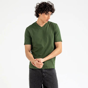 O-Neck Simple Plain Écologique Respirant Hommes T-Shirt Meilleure Vente Polyester/Coton de Haute Qualité pour Streetwear Trendy - Product Image 5