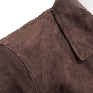 Coupe régulière veste en cuir pour hommes de style High Street couleurs personnalisées imperméable coupe-vent respirant hiver bas prix - Product Image 6