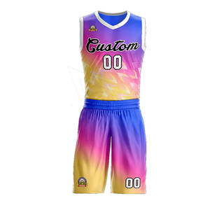 Uniforme de basket-ball à quantité minimale de commande basse nouveau design bsci, polyester, vêtements de sport, vêtements de sport, uniforme de basket-ball respirant - Product Image 1