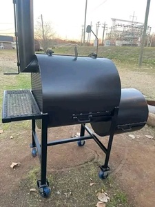 Suministro de la Empresa con el Mejor Precio del Mercado: Parrilla de Acero Moderna para Exteriores con Plancha y Caja Ahumadora - Product Image 2