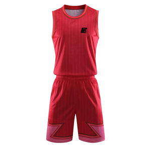Ensemble de maillot et short de basket-ball, coupe confortable, tissu léger, uniforme de basket-ball pour les athlètes - Product Image 1