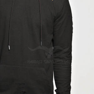 ผู้ชายสวมใส่ฤดูหนาวธรรมดาเสื้อกันหนาวหมวกออกแบบเสื้อกันหนาวหมวกผู้ชายคุณภาพระดับพรีเมียมของคุณเอง - Product Image 6