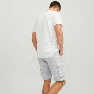 Pantalones cortos Cargo informales sólidos de algodón 100% para hombre de verano con bolsillos tácticos de ajuste relajado diseño transpirable de secado rápido y ligero - Product Image 4